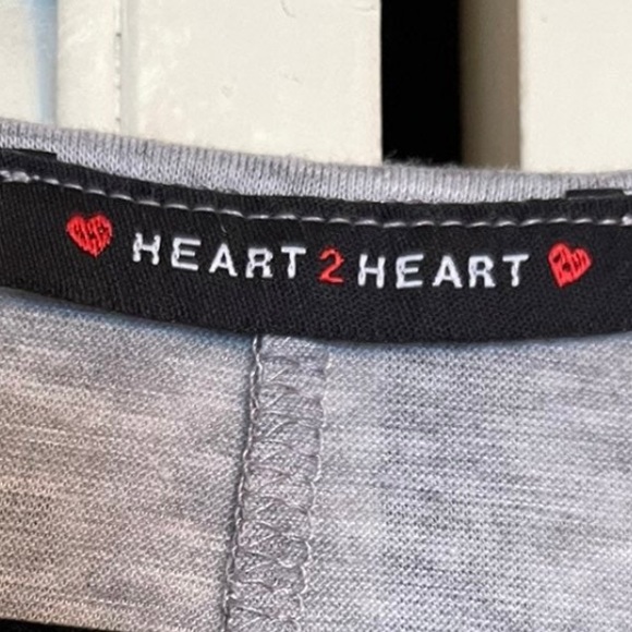 Heart2Heart Fringe Boho Crop Top Size L - Picture 2 of 5